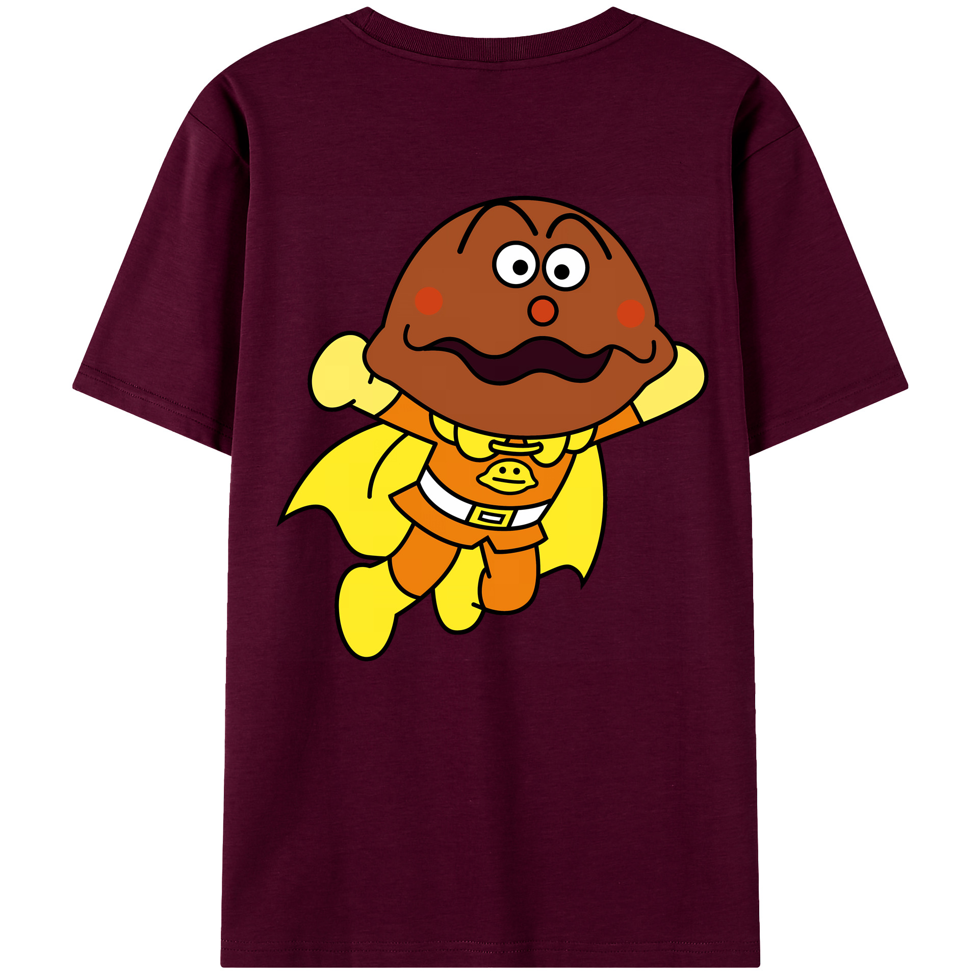 （画像用） アンパンマン Anpanman レディース半袖Tシャツ(バックプリント)